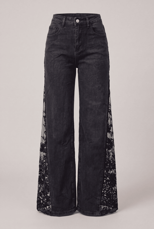 Washed Black Denim