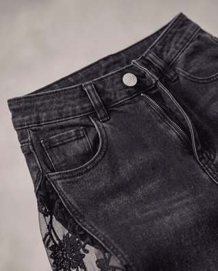 Nightshade Lace Jeans