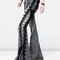 Wolfsbane Lace-Up Flare Jeans